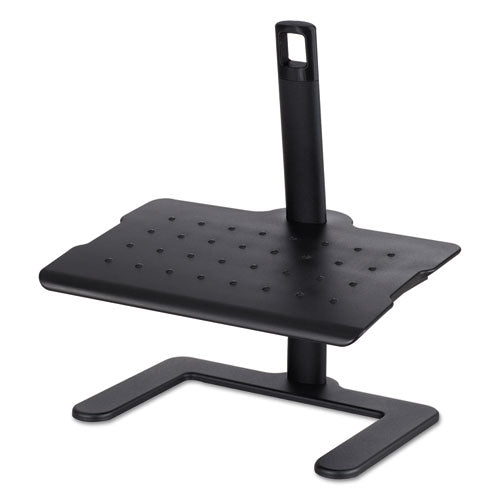Height-Adjustable Footrest, 20.5w x 14.5d x 3.5 to 21.5h, Black-(SAF2129BL)