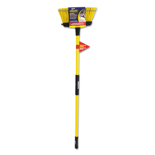 Job Site Super-Duty Multisurface Upright Broom, 16 x 54, Fiberglass Handle, Yellow/Black-(QCK759)