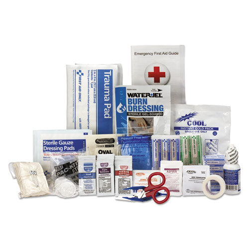 25 Person ANSI A+ First Aid Kit Refill, 141 Pieces-(FAO90615)