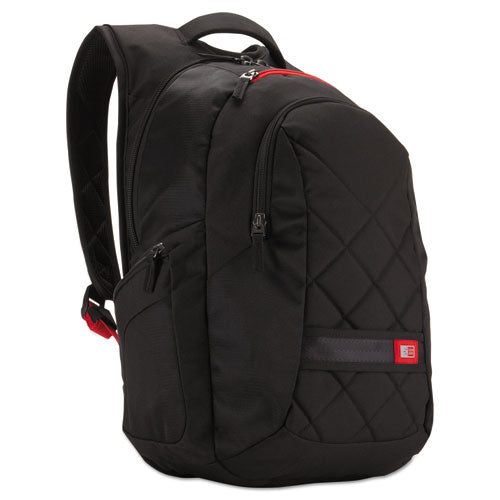 16" Laptop Backpack, Fits Devices Up to 16", Polyester, 9.5 x 14 x 16.75, Black-(CLG3201268)