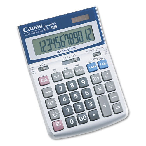 HS-1200TS Desktop Calculator, 12-Digit LCD-(CNM7438A023AA)