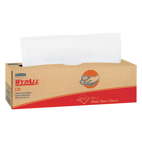 L30 Towels, POP-UP Box, 16.4 x 9.8, White, 100/Box, 8 Boxes/Carton-(KCC05800)