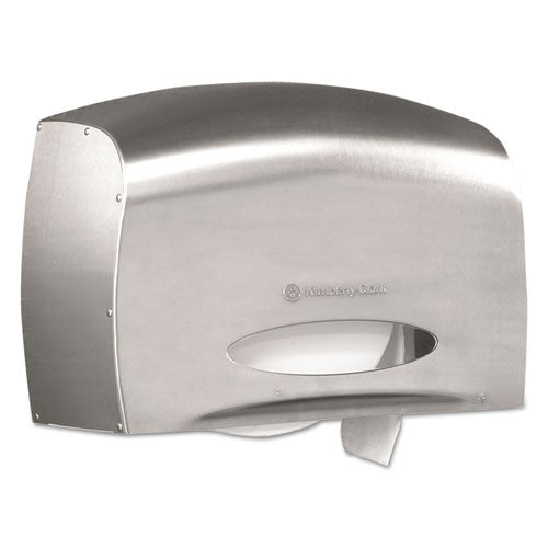 Pro Coreless Jumbo Roll Tissue Dispenser, EZ Load, 14.38 x 6 x 9.75, Stainless Steel-(KCC09601)