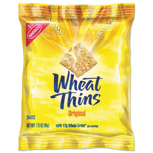 Wheat Thins Crackers, Original, 1.75 oz Bag, 72/Carton-(CDB00798)