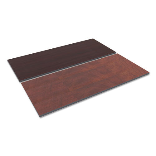 Reversible Laminate Table Top, Rectangular, 71.5 x 29.5, Medium Cherry/Mahogany-(ALETT7230CM)