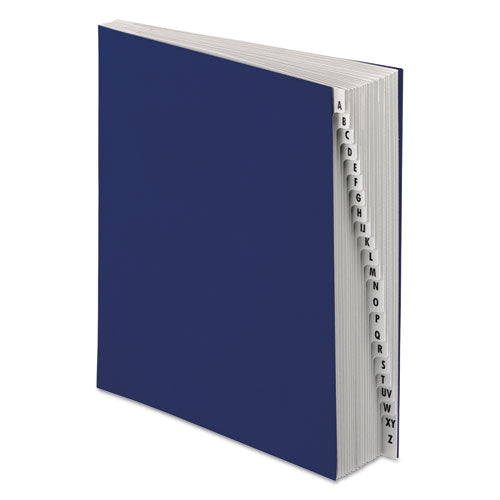 Expanding Desk File, 20 Dividers, Alpha Index, Letter Size, Dark Blue Cover-(PFXDDF3OX)