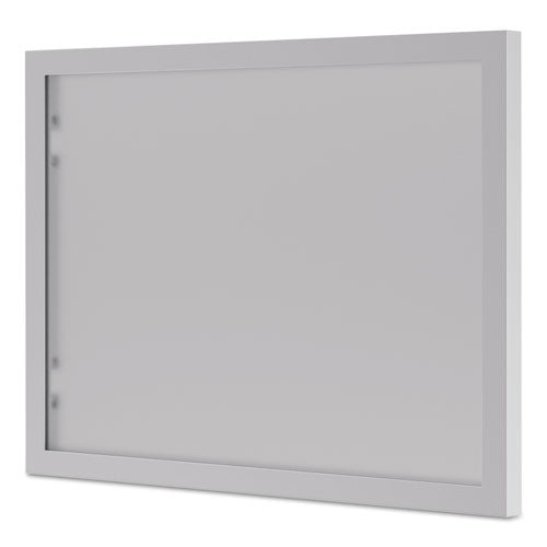 BL Series Hutch Doors, Glass, 13.25w x 17.38h, Silver/Frosted-(BSXBL72HDG)