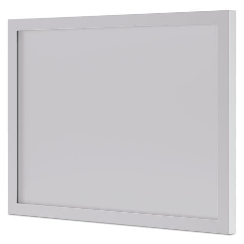 BL Series Frosted Glass Modesty Panel, 39.5w x 0.13d x 27.25h, Silver/Frosted-(BSXBLBF72MODG)