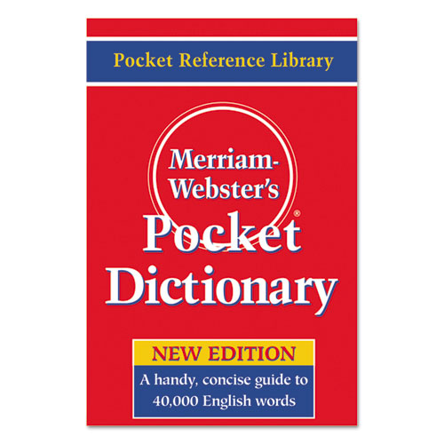 Pocket Dictionary, Paperback, 416 Pages-(MER530)