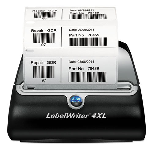 LabelWriter 4XL Label Printer, 53 Labels/min Print Speed, 7.3 x 7.8 x 5.5-(DYM1755120)