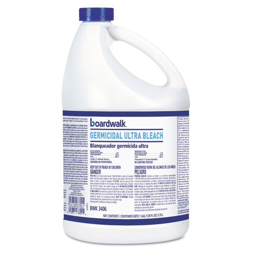Ultra Germicidal Bleach, 1 gal Bottle, 6/Carton-(BWK3406)