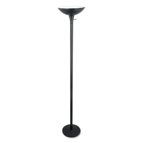 Torchier Floor Lamp, 12.5w x 12.5d x 72h, Matte Black-(ALELMPF52B)