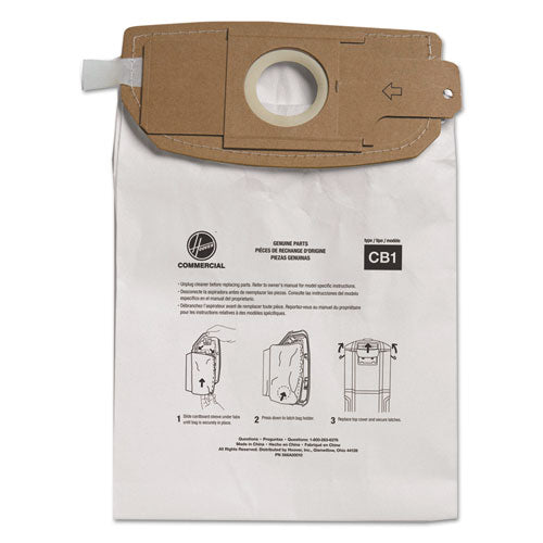 Disposable Vacuum Bags, Standard B, 10/Pack-(HVRAH10173)