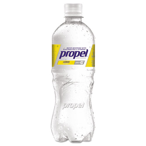 Flavored Water, Lemon, Bottle, 500mL, 24/Carton-(QKR00167)