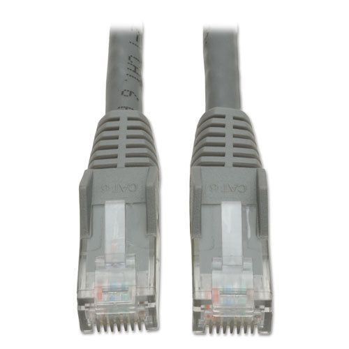 CAT6 Gigabit Snagless Molded Patch Cable, 5 ft, Gray-(TRPN201005GY)