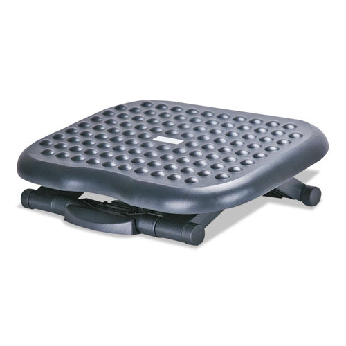 Relaxing Adjustable Footrest, 13.75w x 17.75d x 4.5 to 6.75h, Black-(ALEFS212)