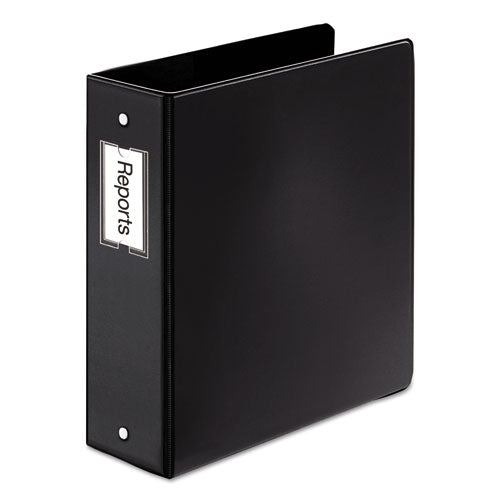 Premier Easy Open Locking Round Ring Binder, 3 Rings, 3" Capacity, 11 x 8.5, Black-(CRD18842)