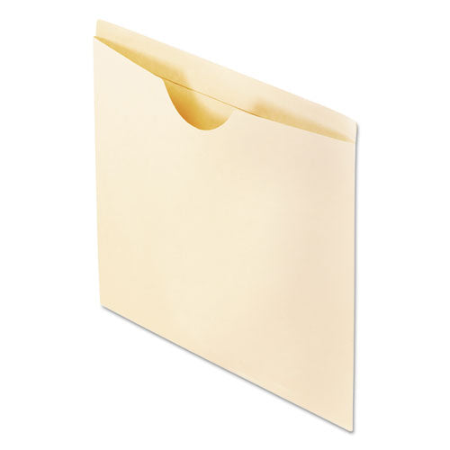 Smart Shield Reinforced File Jackets, Straight Tab, Letter Size, Manila, 100/Box-(PFX22022)