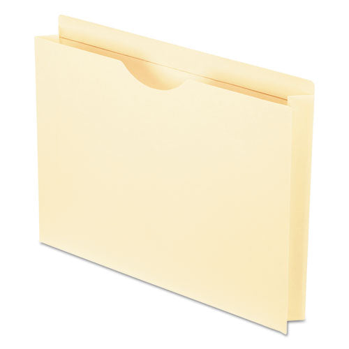 Smart Shield Reinforced File Jackets, Straight Tab, Letter Size, Manila, 50/Box-(PFX22025)