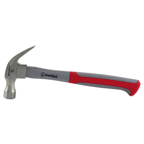 16 oz Claw Hammer with High-Visibility Orange Fiberglass Handle-(GNSHG16C)