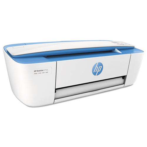 DeskJet 3755 All-in-One Printer, Copy/Print/Scan, Blue-(HEWJ9V90A)