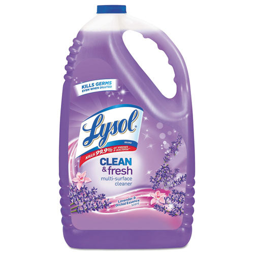 Clean and Fresh Multi-Surface Cleaner, Lavender and Orchid Essence, 144 oz Bottle, 4/Carton-(RAC88786)