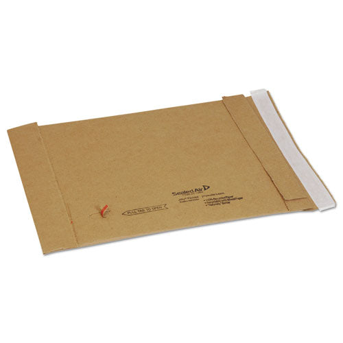 Jiffy Padded Mailer, #0, Paper Padding, Self-Adhesive Closure, 6 x 10, Natural Kraft, 250/Carton-(SEL66996)