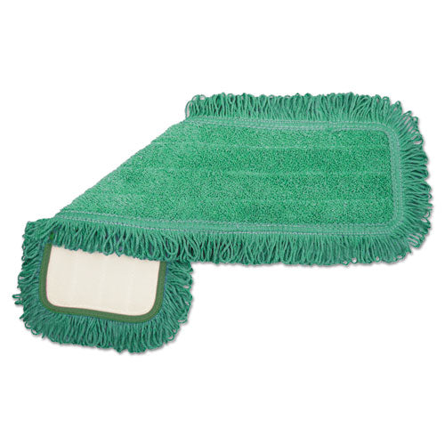 Microfiber Dust Mop Head, 18 x 5, Green, 1 Dozen-(BWKMFD185GF)