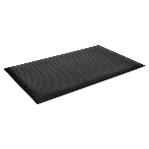 Wear-Bond Comfort-King Anti-Fatigue Mat, Diamond Emboss, 24 x 36, Black-(CWNWBZ023KD)