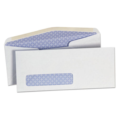 #10 Trade Size Security Tint Envelope, Commercial Flap, Gummed Closure, 4.13 x 9.5, White, 500/Box-(OFF82291)