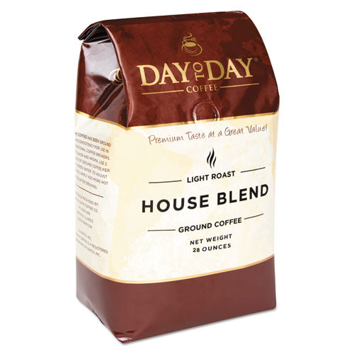 100% Pure Coffee, House Blend, Ground, 28 oz Bag, 3/Pack-(PCO33750)