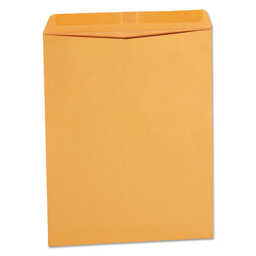 Catalog Envelope, 28 lb Bond Weight Kraft, #14 1/2, Square Flap, Gummed Closure, 11.5 x 14.5, Brown Kraft, 250/Box-(UNV45165)