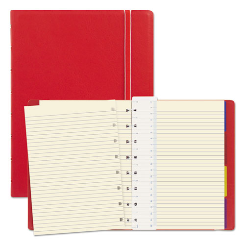 Notebook, 1-Subject, Medium/College Rule, Red Cover, (112) 8.25 x 5.81 Sheets-(REDB115008U)