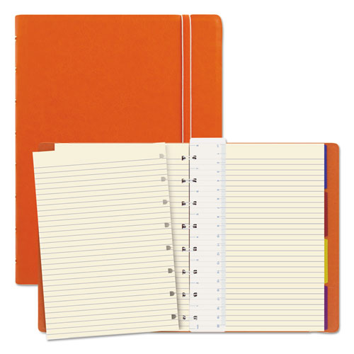 Notebook, 1-Subject, Medium/College Rule, Orange Cover, (112) 8.25 x 5.81 Sheets-(REDB115010U)