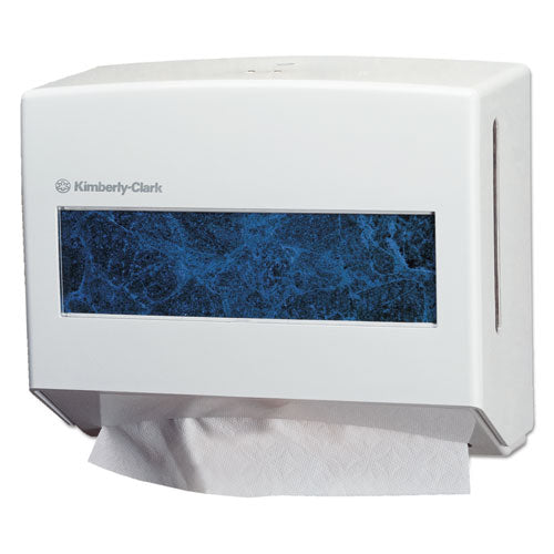 Scottfold Compact Towel Dispenser, 10.75 x 4.75  x 9, Pearl White-(KCC09217)
