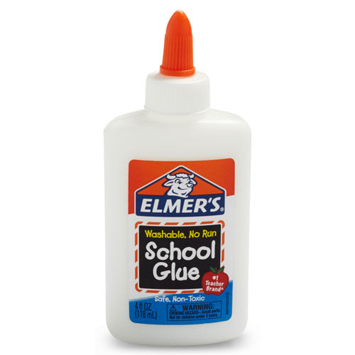 Washable School Glue, 4 oz, Dries Clear-(EPIE304)