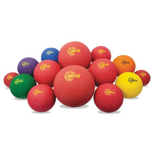 Playground Ball Set, Multi-Size, Multi-Color, 14/Set-(CSIUPGSET1)