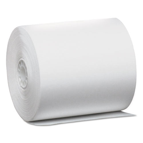 Direct Thermal Printing Paper Rolls, 0.45" Core, 3" x 230 ft, White, 50/Carton-(ICX90780065)