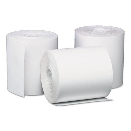Direct Thermal Printing Paper Rolls, 0.45" Core, 3.13" x 200 ft, White, 50/Carton-(ICX90785087)