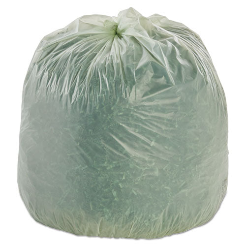 EcoSafe-6400 Bags, 30 gal, 1.1 mil, 30" x 39", Green, 48/Box-(STOE3039E11)