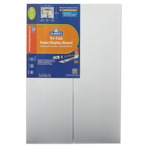 Premium Foam Display Board, CFC-Free Polystyrene, 24 x 36, White Surface and Core, 12/Carton-(ACJ07047109)