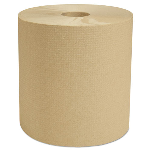 Select Hardwound Roll Towels, 1-Ply, 7.88" x 800 ft, Natural, 6 Rolls/Carton-(CSDH285)