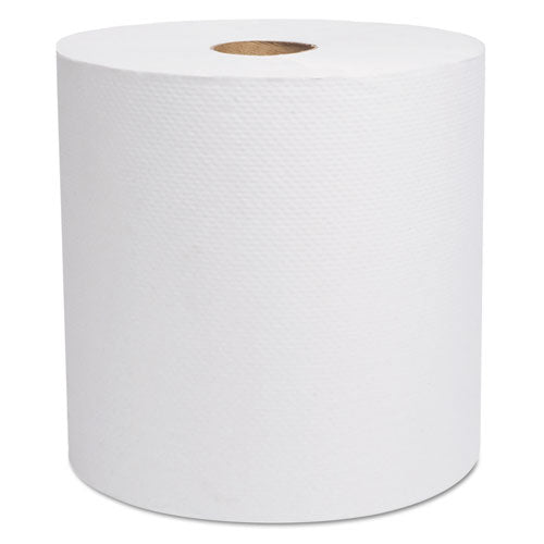 Select Hardwound Roll Towels, 1-Ply, 7.88" x 800 ft, White, 6 Rolls/Carton-(CSDH280)