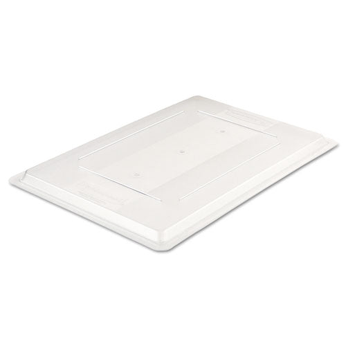 Food/Tote Box Lids, 26 x 18, Clear, Plastic-(RCP3302CLE)