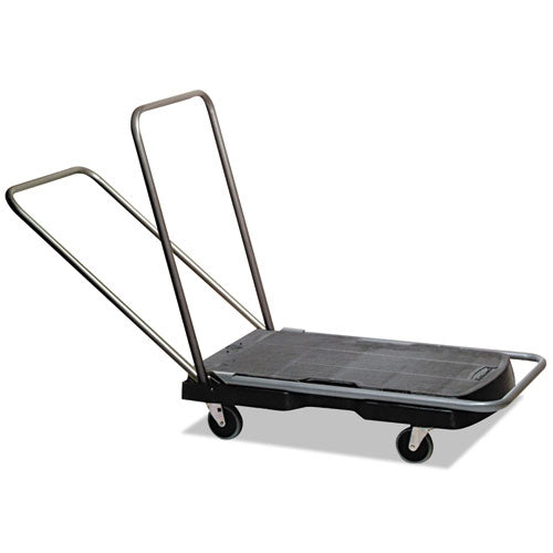 Utility-Duty Home/Office Cart, 250 lb Capacity, 20.5 x 32.5, Platform, Black-(RCP440000)