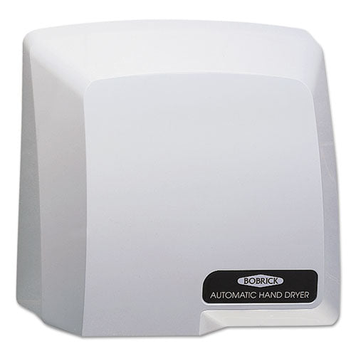 Compact Automatic Hand Dryer, 115 V, 10.18 x 5.18 x 10.93, Gray-(BOB710)