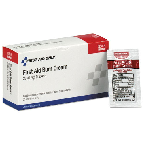 24 Unit ANSI Class A+ Refill, Burn Cream, 25/Box-(FAOG343)