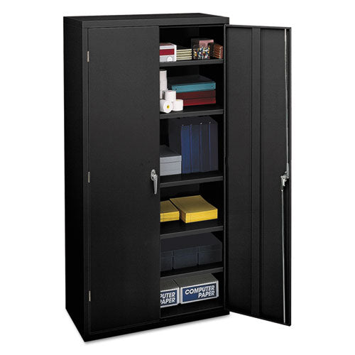 Assembled Storage Cabinet, 36w x 18.13d x 71.75h, Black-(HONSC1872P)