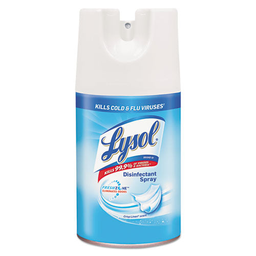 Disinfectant Spray, Crisp Linen, 7 oz Aerosol Spray, 12/Carton-(RAC90440)