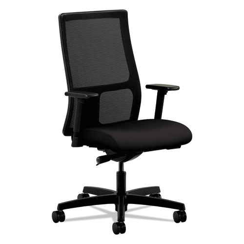 Ignition Series Mesh Mid-Back Work Chair, Supports Up to 300 lb, 17.5" to 22" Seat Height, Black-(HONIW103CU10)